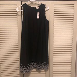 Ann Taylor Loft Black Sheath Dress
